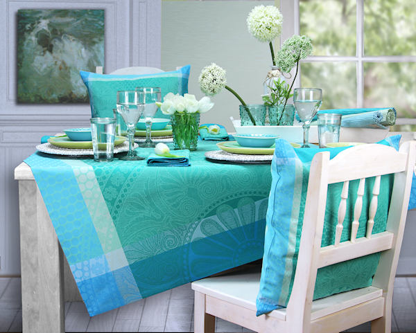 Tischdecken in hellblau, türkis, hellgrün - online bestellen
