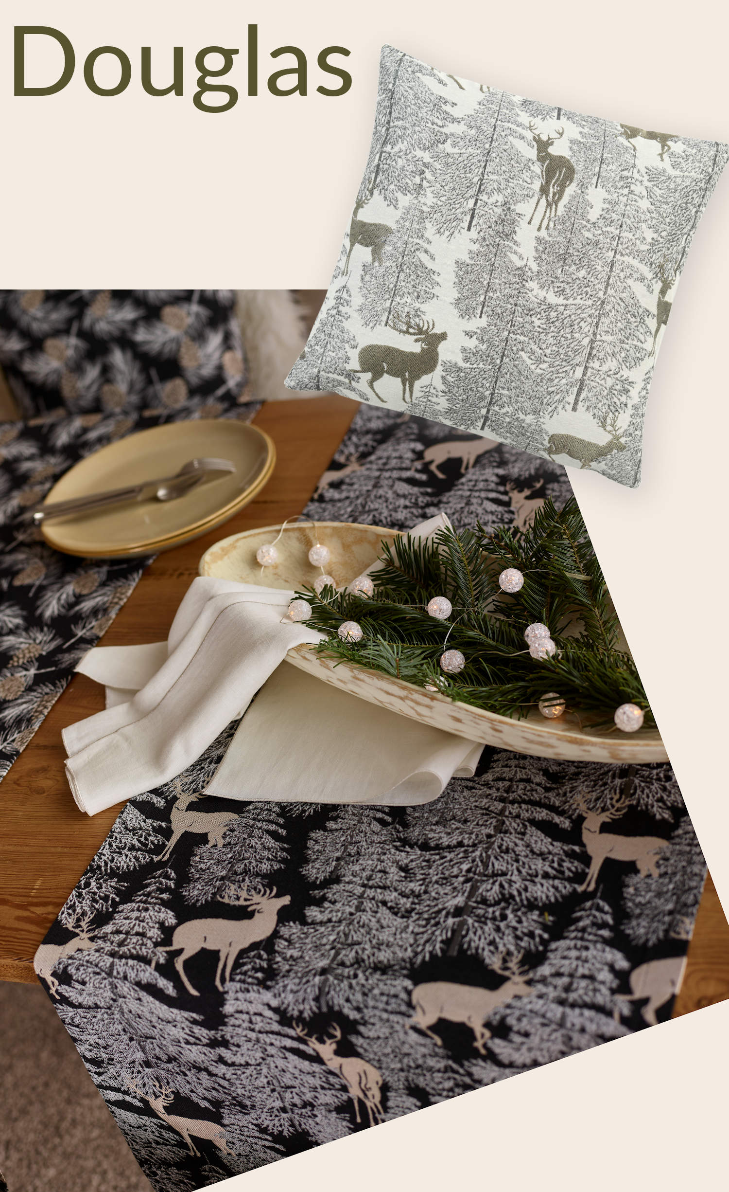 Weihnachtsmitteldecke – Tisch-Decken